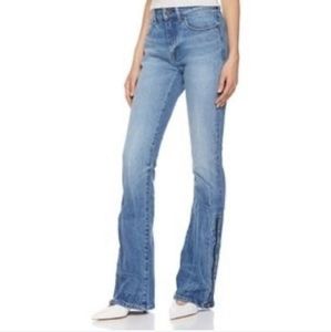Hale Lea High Waisted Flare Leg Jeans w/Side Zipper Size 31